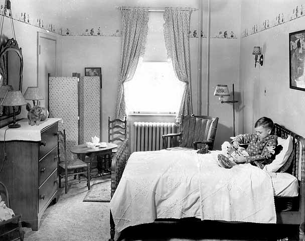 Child in a private room 1935
